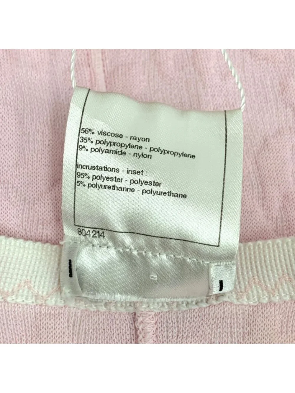 Chanel Pink Floral Embossed Crew Neck Jacket